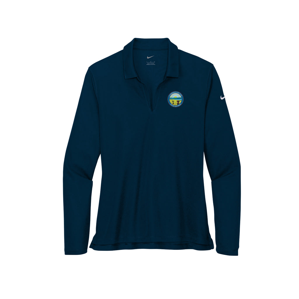 Carroll County - Nike Ladies Dri-FIT Micro Pique 2.0 Long Sleeve Polo