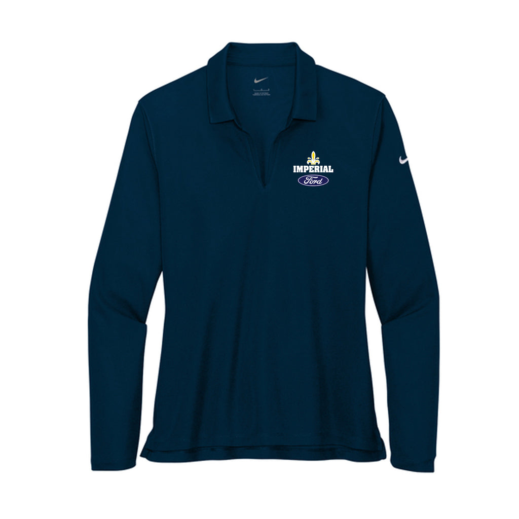 Imperial Ford - Nike Women's Dri-FIT Micro Pique 2.0 Long Sleeve Polo