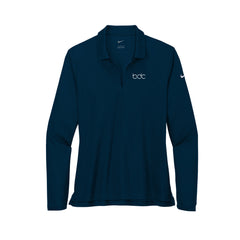 BDC - Nike Ladies Dri-FIT Micro Pique 2.0 Long Sleeve Polo