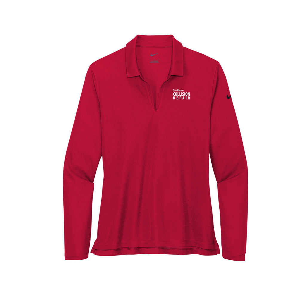 Tom Masano Collision - Nike Ladies Dri-FIT Micro Pique 2.0 Long Sleeve Polo