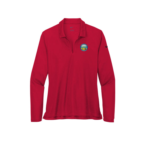 Carroll County - Nike Ladies Dri-FIT Micro Pique 2.0 Long Sleeve Polo
