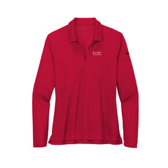 BDC - Nike Ladies Dri-FIT Micro Pique 2.0 Long Sleeve Polo