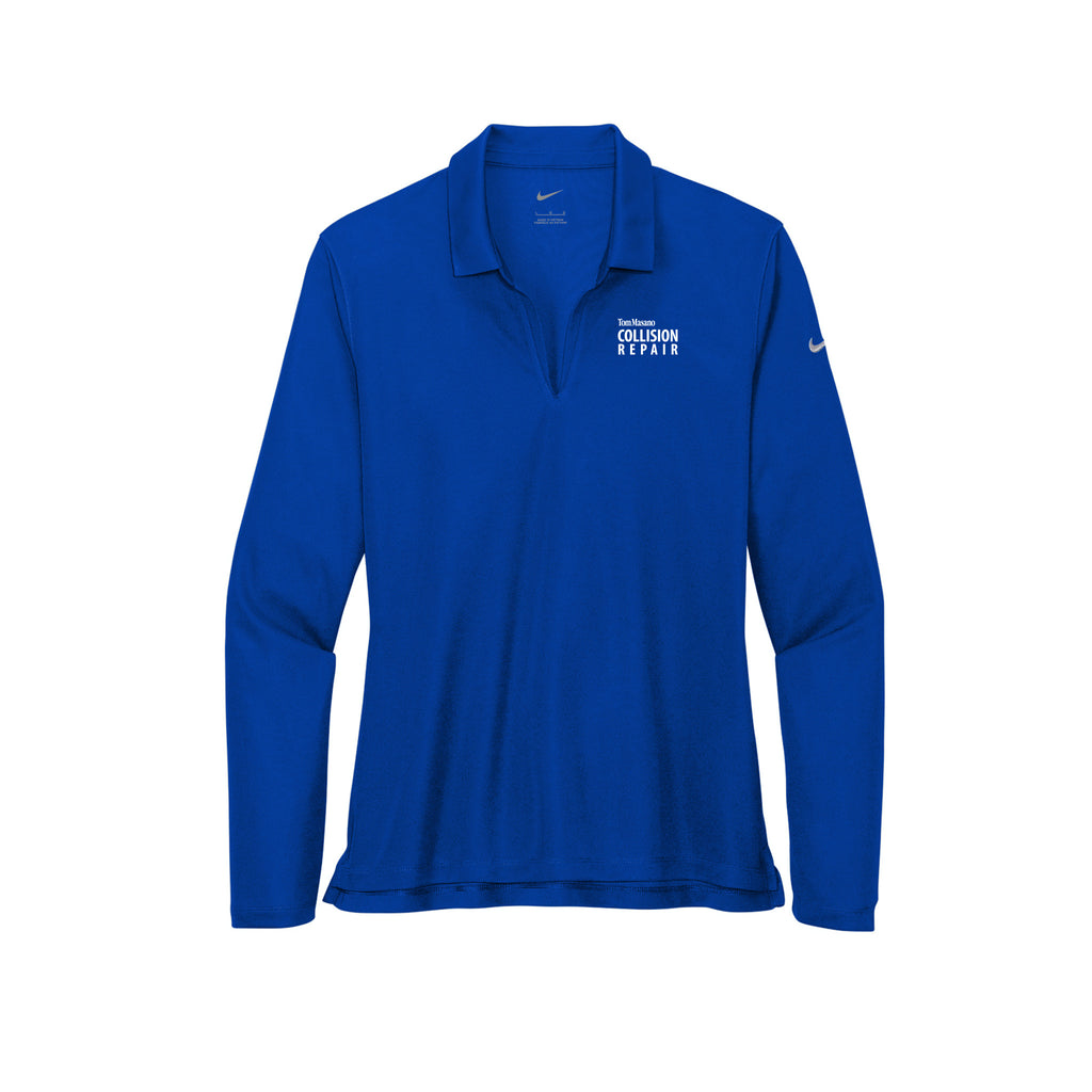 Tom Masano Collision - Nike Ladies Dri-FIT Micro Pique 2.0 Long Sleeve Polo