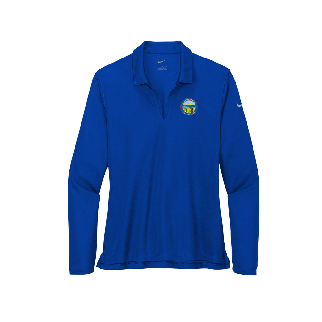 Carroll County - Nike Ladies Dri-FIT Micro Pique 2.0 Long Sleeve Polo
