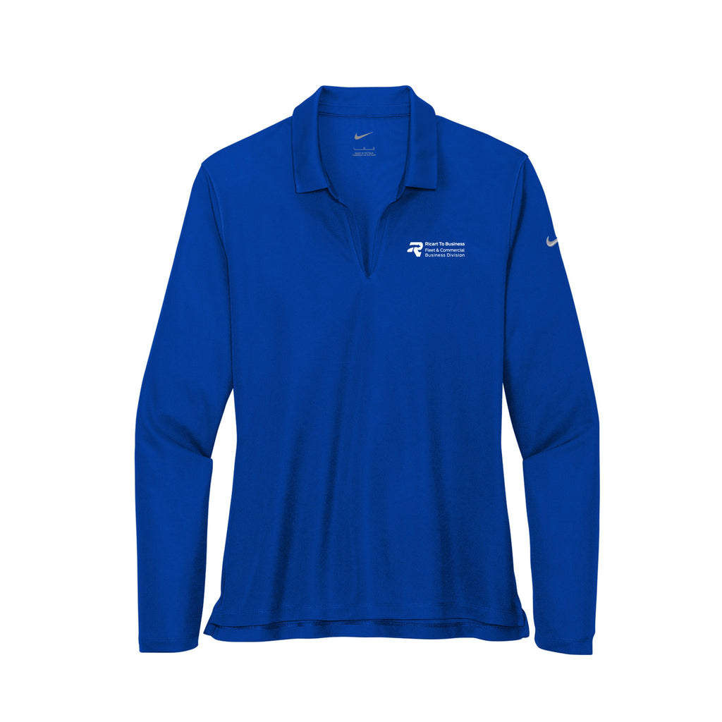 Ricart Admin - Nike Women's Dri-FIT Micro Pique 2.0 Long Sleeve Polo