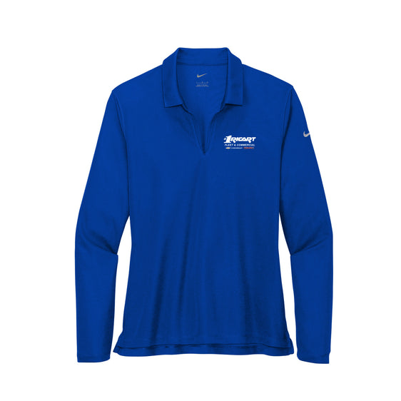 Ricart CBG Fleet - Nike Ladies Dri-FIT Micro Pique 2.0 Long Sleeve Polo