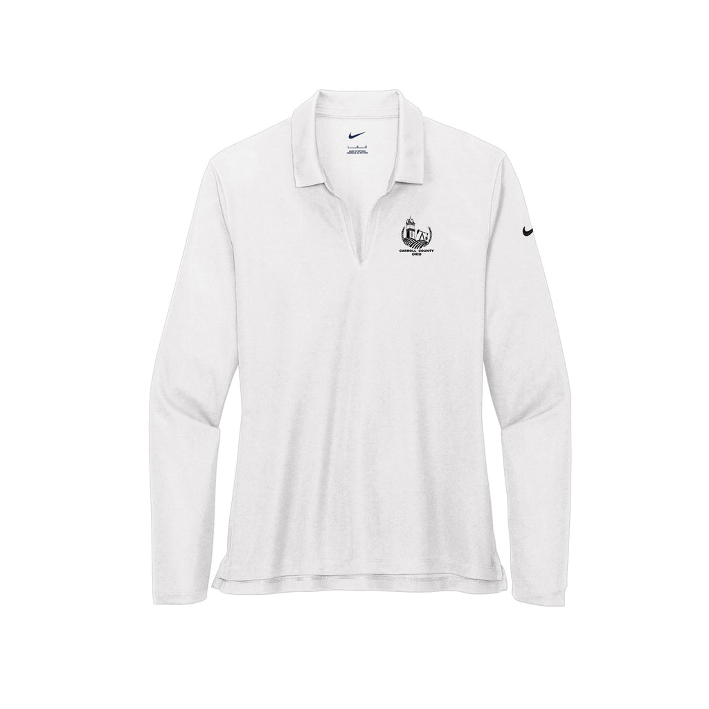 Carroll County - Nike Ladies Dri-FIT Micro Pique 2.0 Long Sleeve Polo