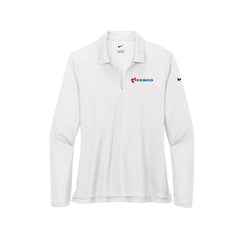 CEBCO - Nike Ladies Dri-FIT Micro Pique 2.0 Long Sleeve Polo
