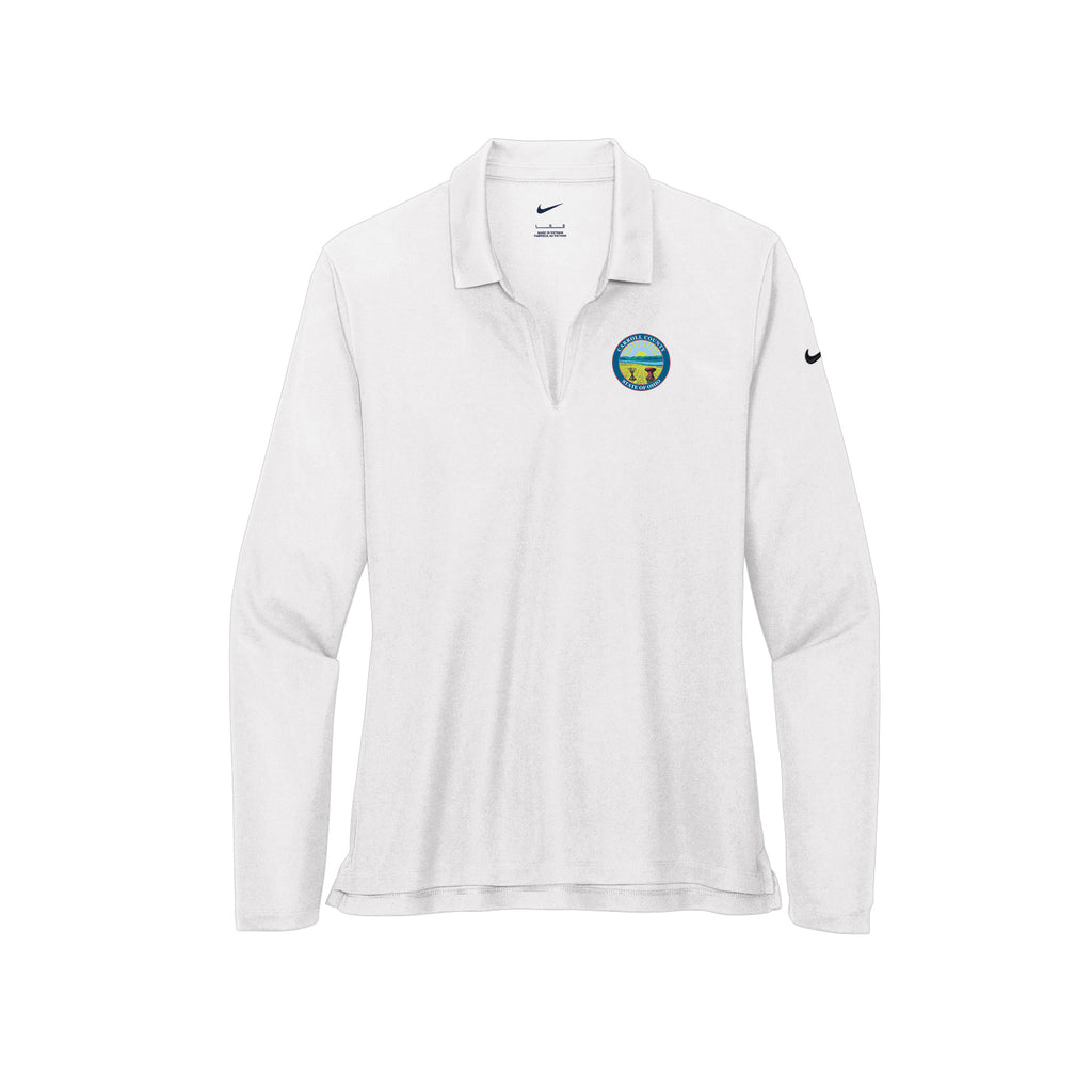Carroll County - Nike Ladies Dri-FIT Micro Pique 2.0 Long Sleeve Polo