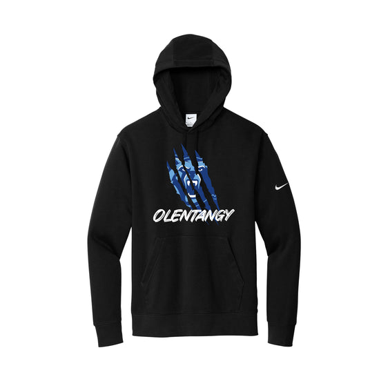 Olentangy Berlin High School - Nike Club Fleece Sleeve Swoosh Pullover Hoodie