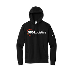 STG Logistics - Nike Club Fleece Sleeve Swoosh Pullover Hoodie