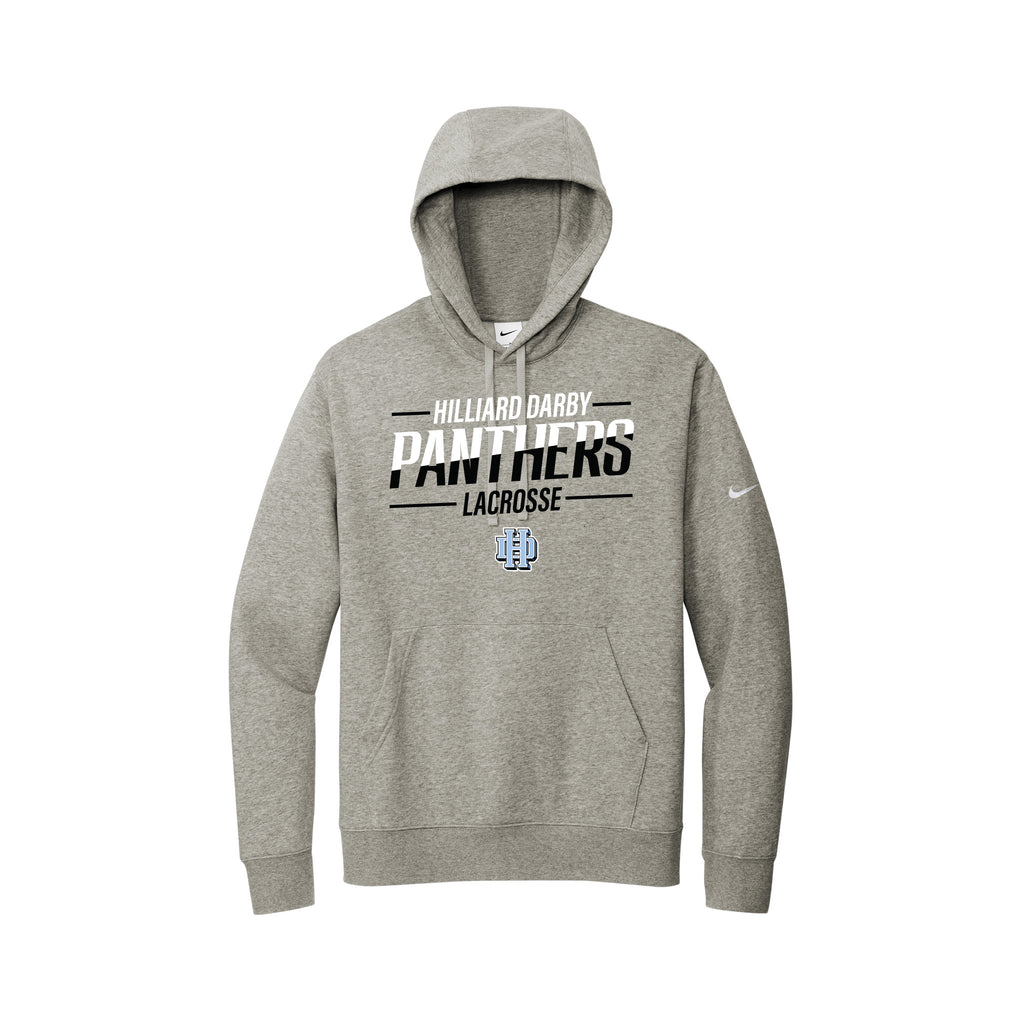 Hilliard Darby Lacrosse - Nike Club Fleece Sleeve Swoosh Pullover Hoodie