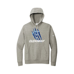 Olentangy Berlin High School - Nike Club Fleece Sleeve Swoosh Pullover Hoodie