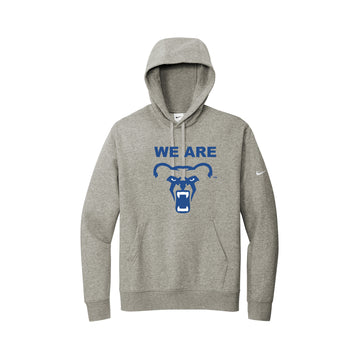 Detroit Lions Nike Club Fleece Pullover Hoodie - Heather Charcoal