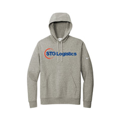 STG Logistics - Nike Club Fleece Sleeve Swoosh Pullover Hoodie