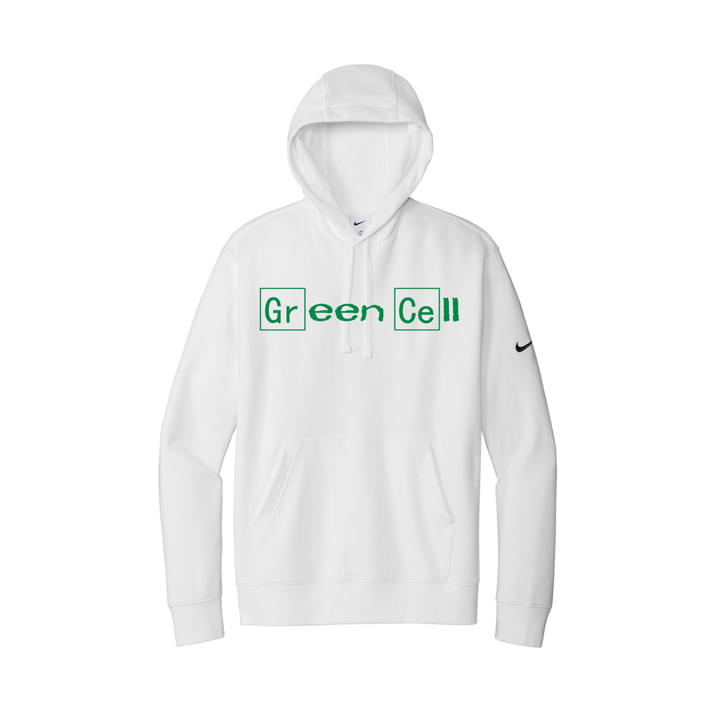 Green Cell - Nike Club Fleece Sleeve Swoosh Pullover Hoodie