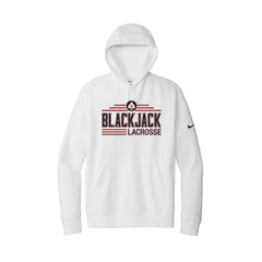 Blackjack Elite Lacrosse - Nike Club Fleece Sleeve Swoosh Pullover Hoodie