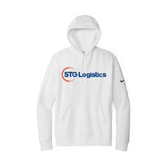 STG Logistics - Nike Club Fleece Sleeve Swoosh Pullover Hoodie