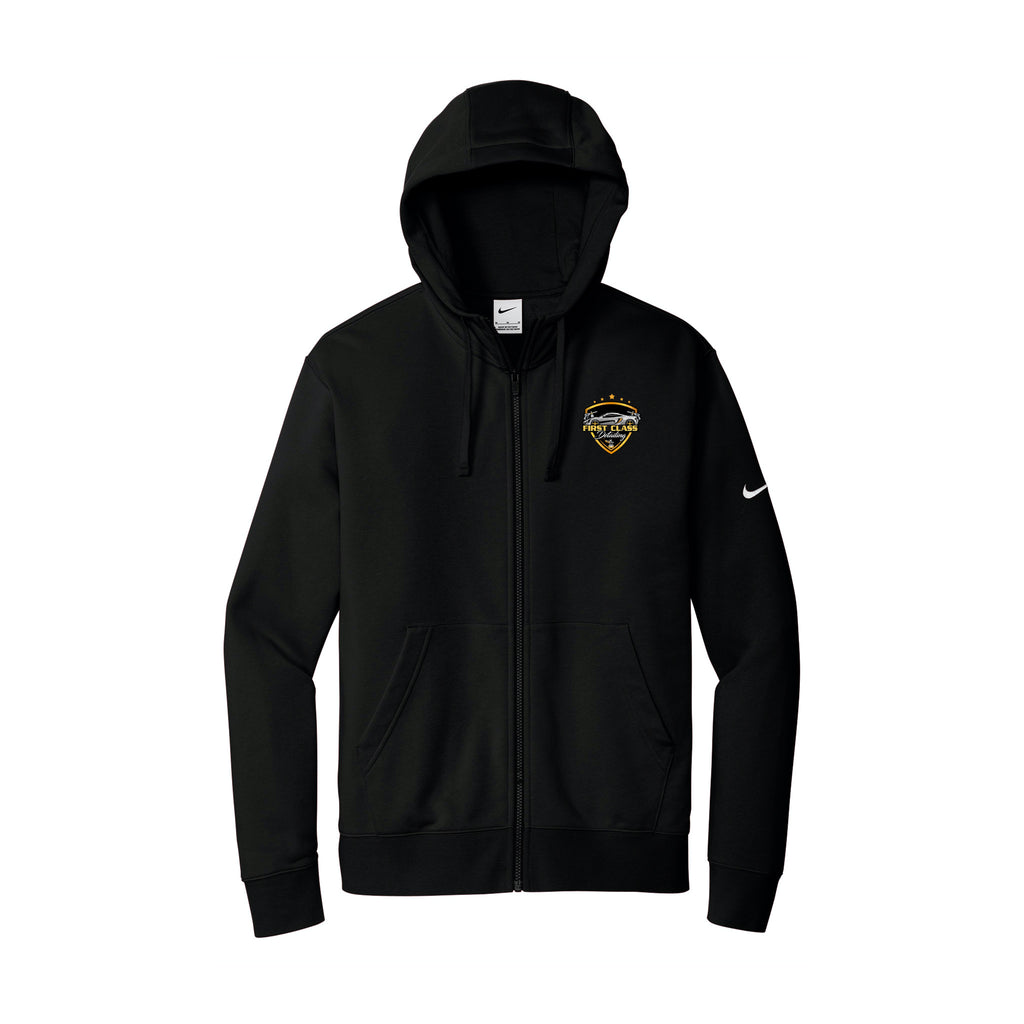 First Class Detailing - Nike Club Fleece Sleeve Swoosh Full-Zip Hoodie