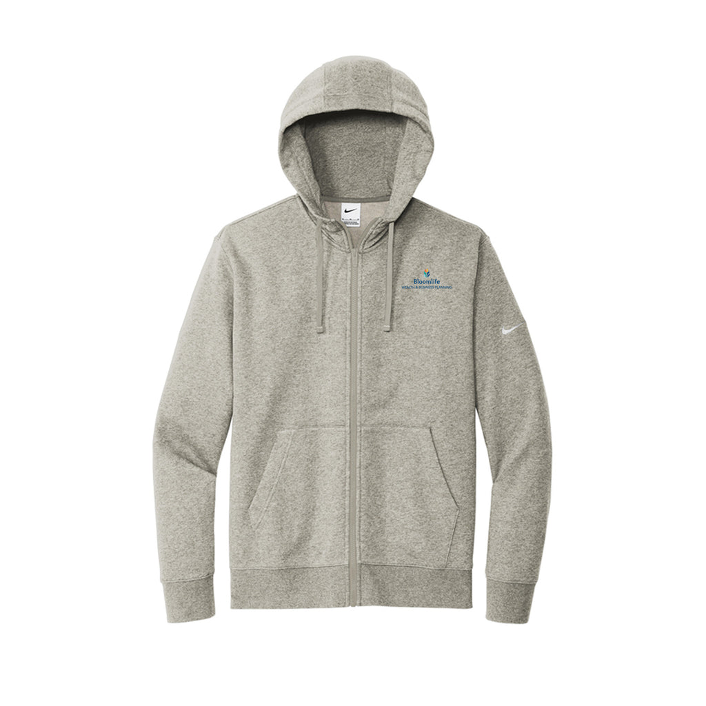 Bloom Life Wealth & Business Planning - Nike Club Fleece Sleeve Swoosh Full-Zip Hoodie