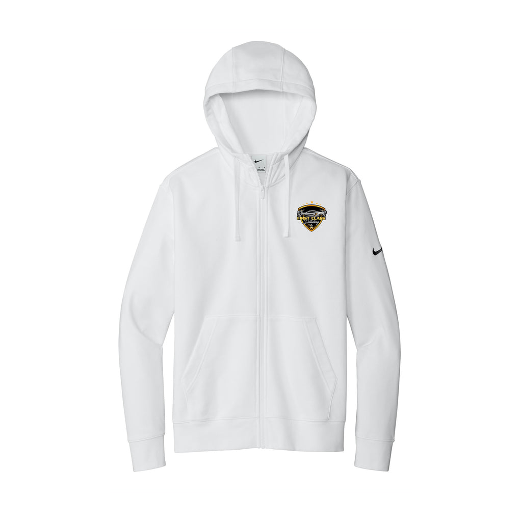 First Class Detailing - Nike Club Fleece Sleeve Swoosh Full-Zip Hoodie