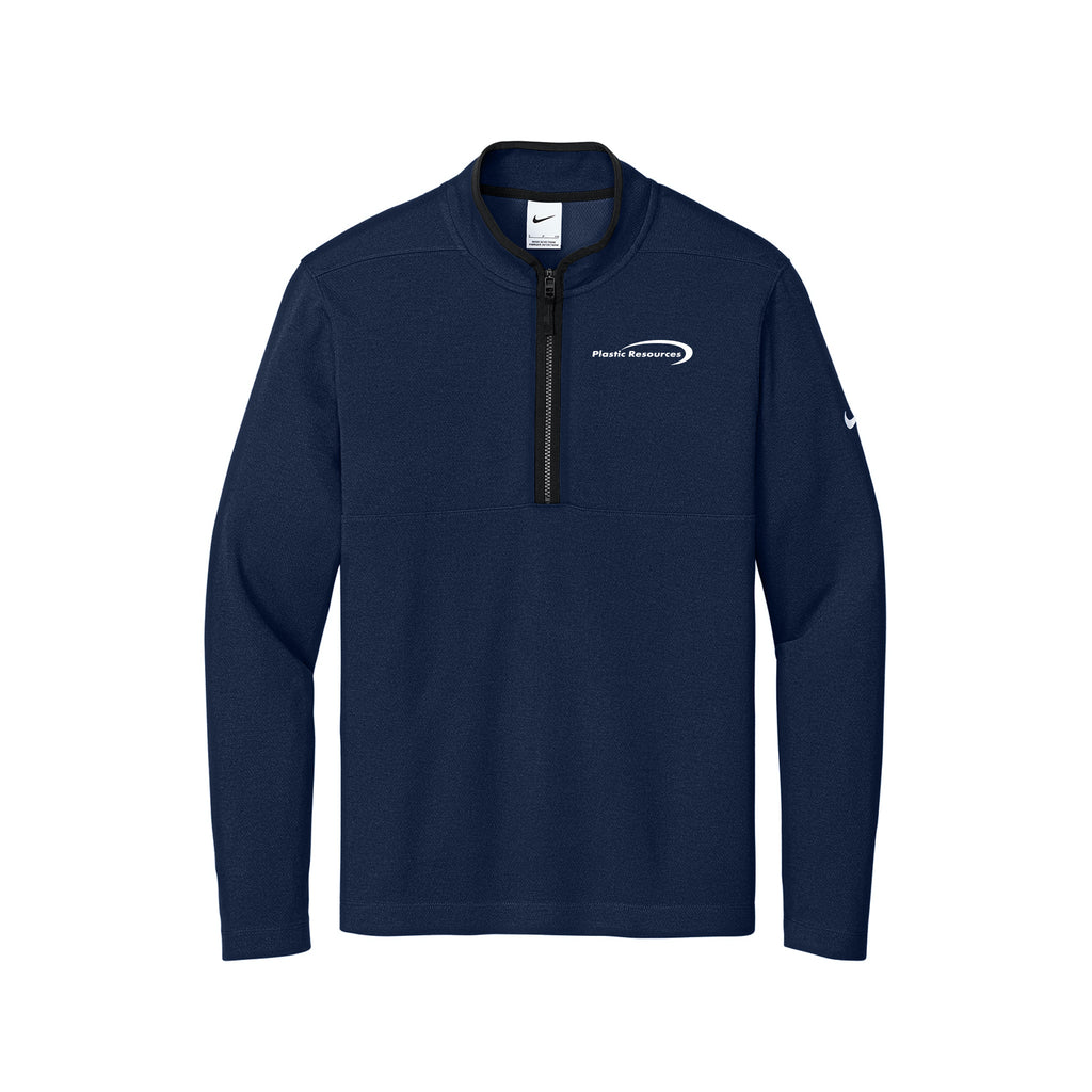 Plastic Resources - Nike Textured 1/2-Zip Cover-Up