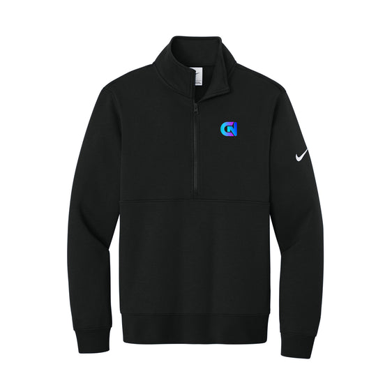 CN Consultnet - Nike Club Fleece Sleeve Swoosh 1/2-Zip