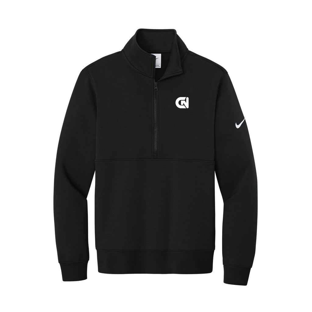 CN Consultnet - Nike Club Fleece Sleeve Swoosh 1/2-Zip