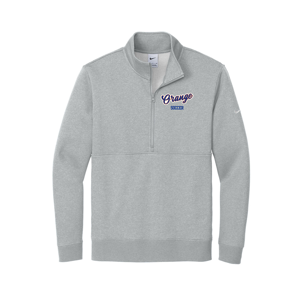 Olentangy Orange Soccer - Nike Club Fleece Sleeve Swoosh 1/2-Zip