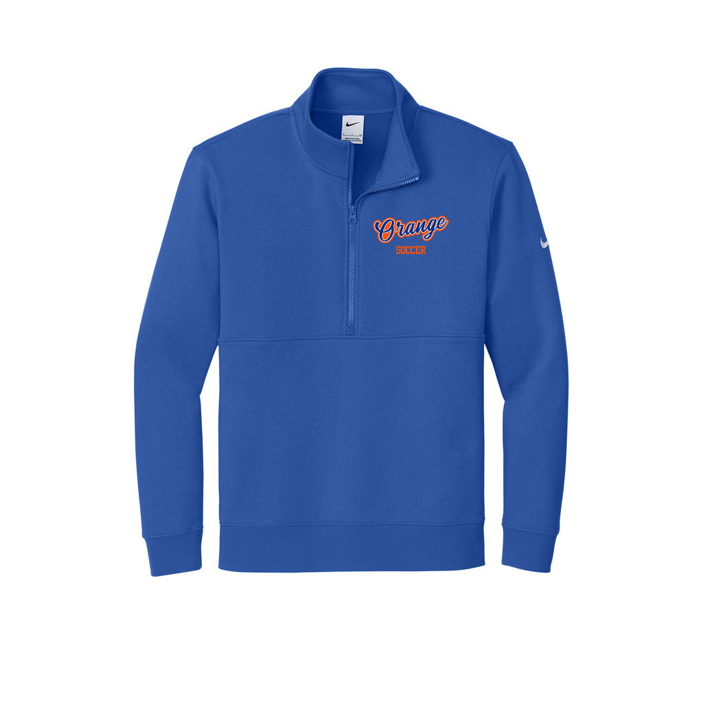 Olentangy Orange Soccer - Nike Club Fleece Sleeve Swoosh 1/2-Zip