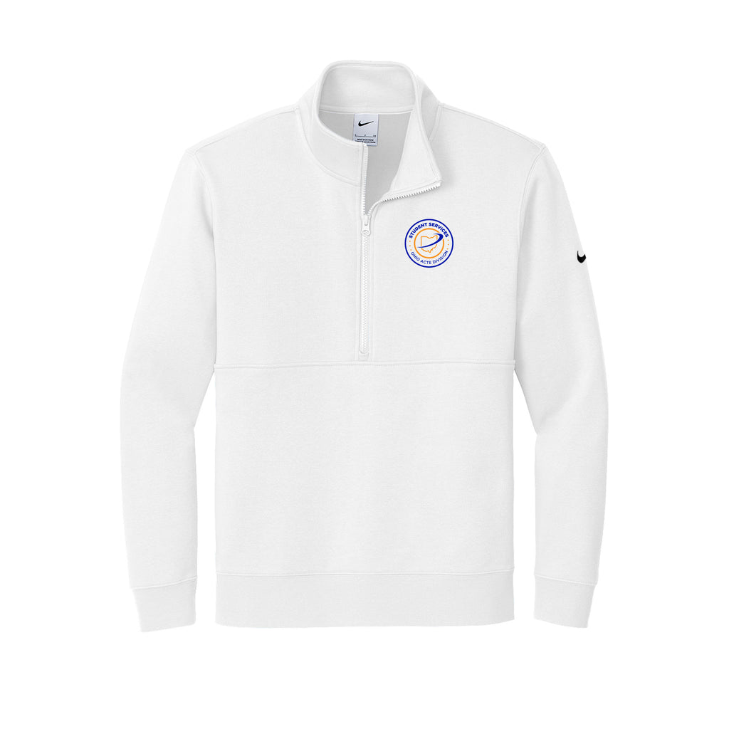 Ohio ACTE Student Services - Nike Club Fleece Sleeve Swoosh 1/2-Zip