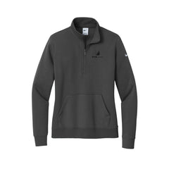 Syn Lawn - Nike Women's Club Fleece Sleeve Swoosh 1/2-Zip