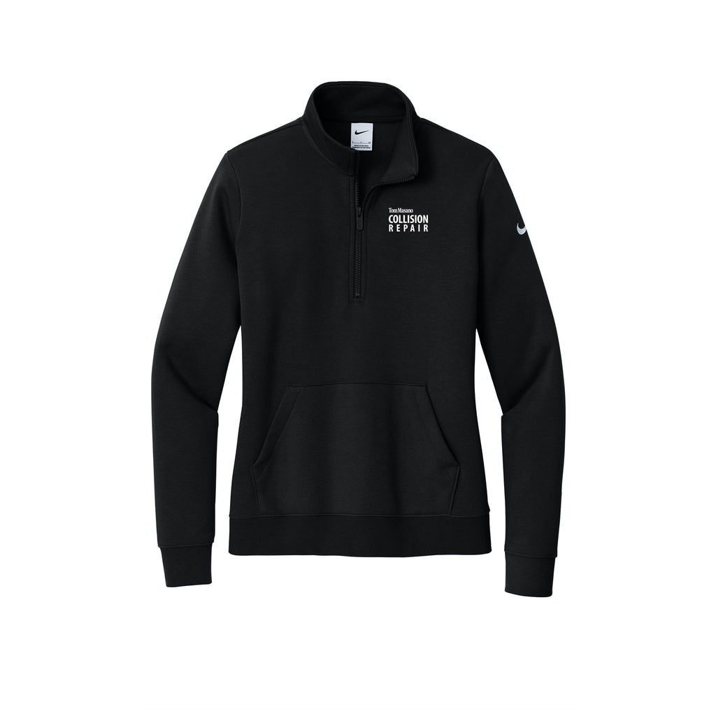 Tom Masano Collision - Nike Ladies Club Fleece Sleeve Swoosh 1/2-Zip