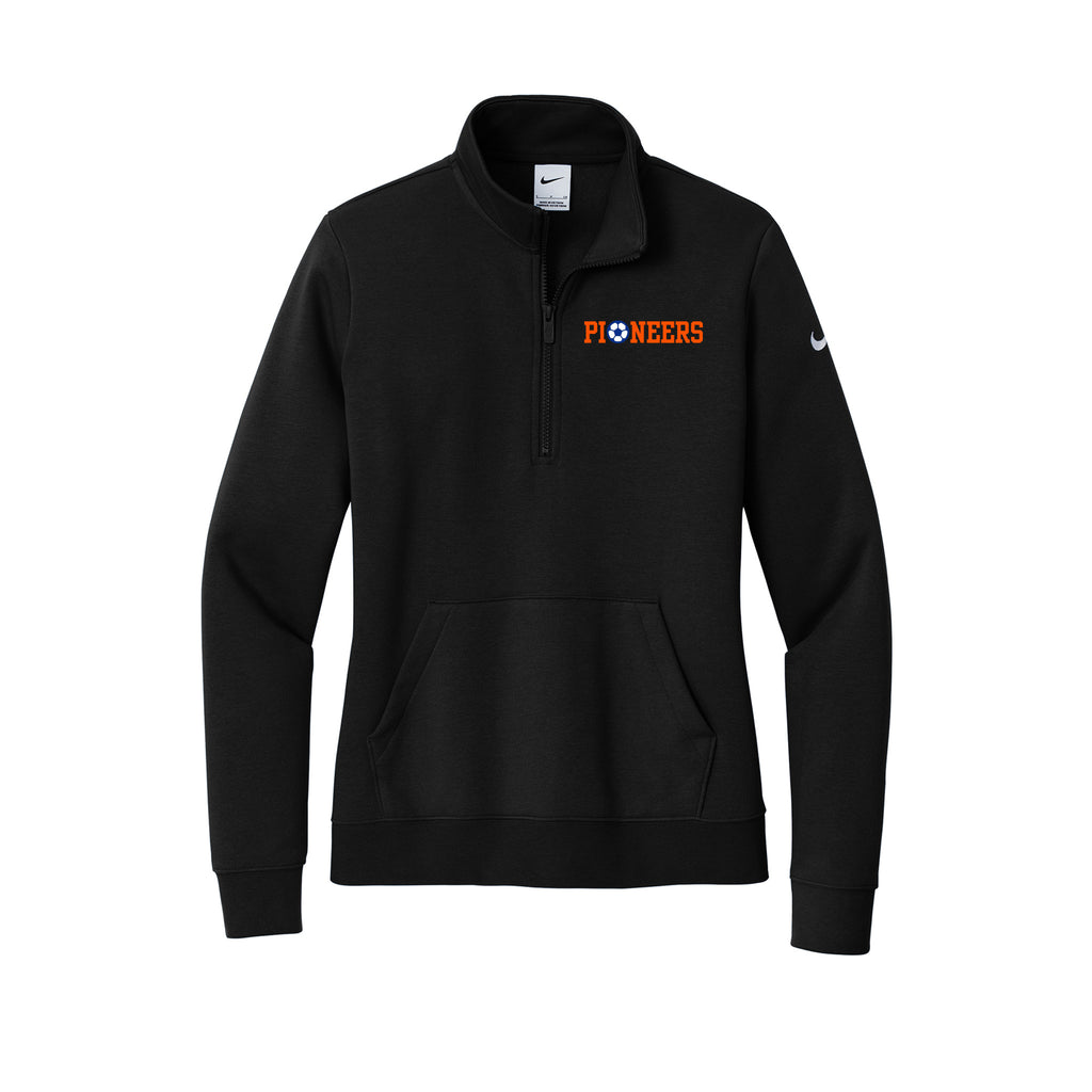 Olentangy Orange Soccer - Nike Women's Club Fleece Sleeve Swoosh 1/2-Zip