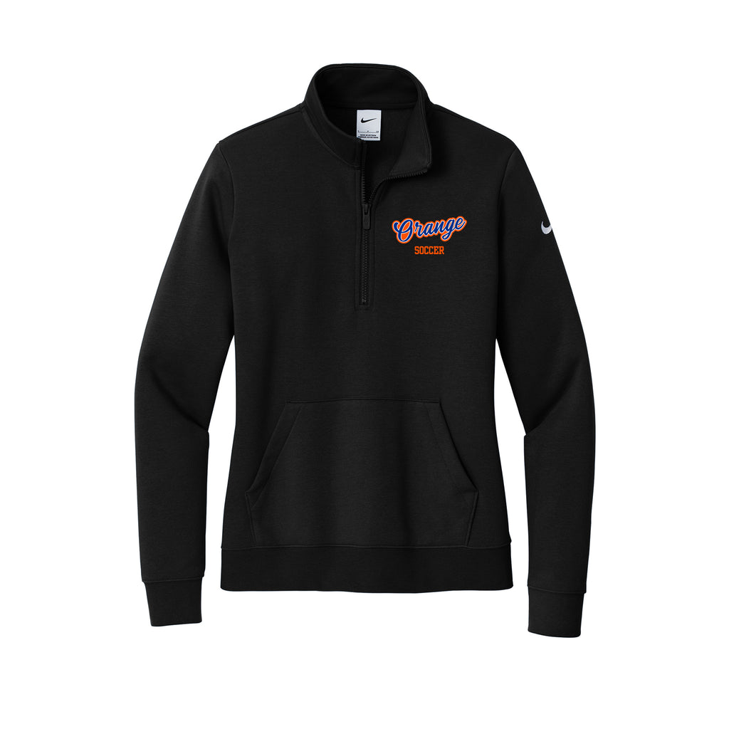 Olentangy Orange Soccer - Nike Women's Club Fleece Sleeve Swoosh 1/2-Zip