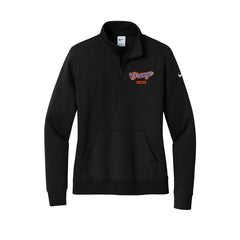 Olentangy Orange Soccer - Nike Women's Club Fleece Sleeve Swoosh 1/2-Zip