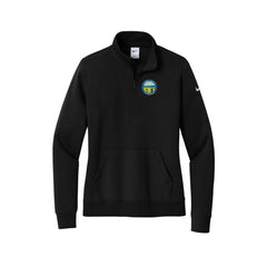Carroll County - Nike Ladies Club Fleece Sleeve Swoosh 1/2-Zip