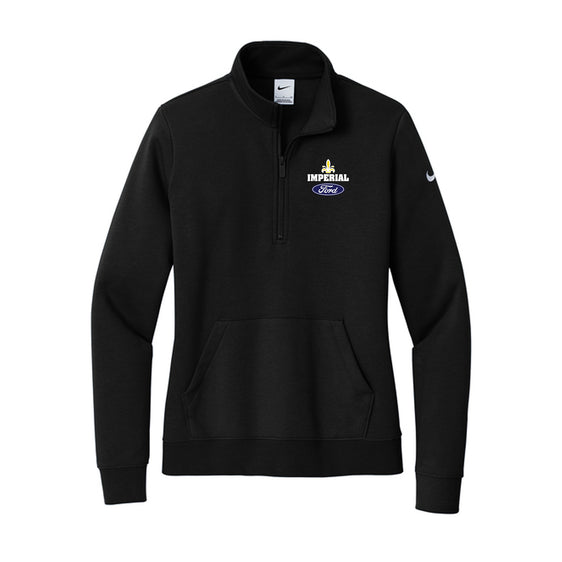 Imperial Ford - Nike Women's Club Fleece Sleeve Swoosh 1/2-Zip