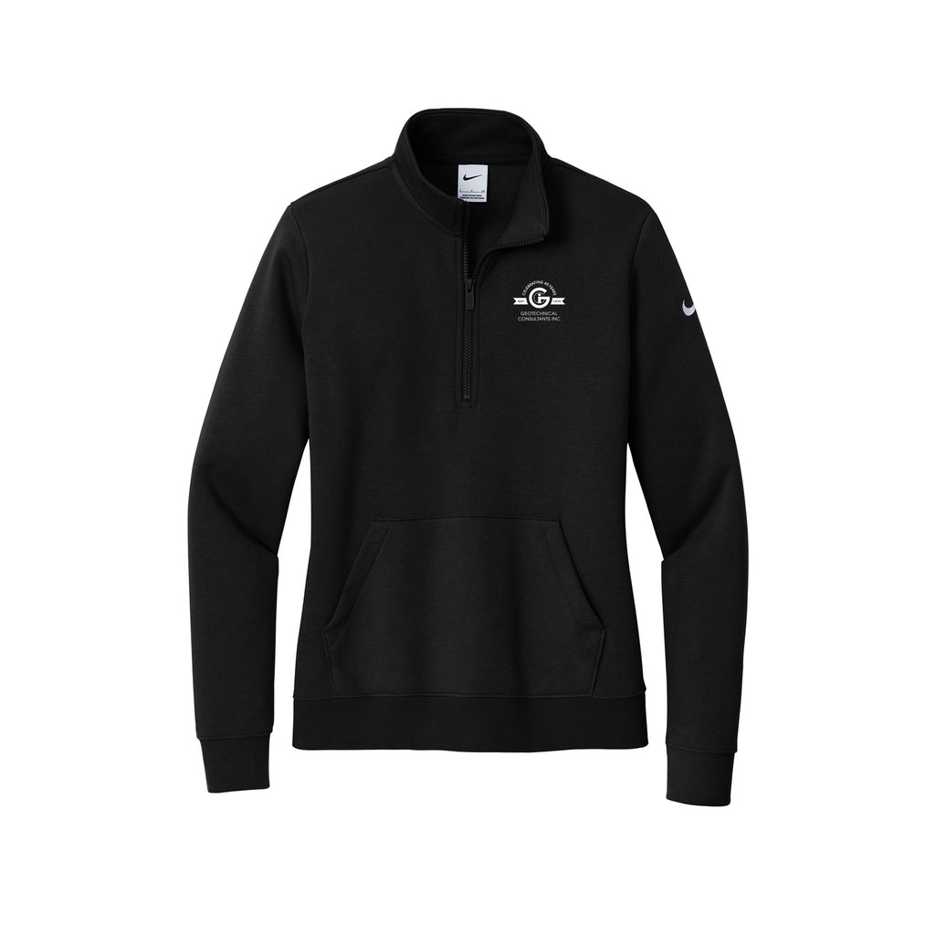 GCI - Nike Ladies Club Fleece Sleeve Swoosh 1/2-Zip
