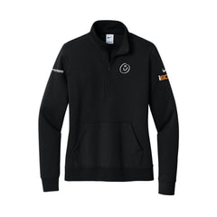 Performance Georgesville - Nike Women's Club Fleece Sleeve Swoosh 1/2-Zip