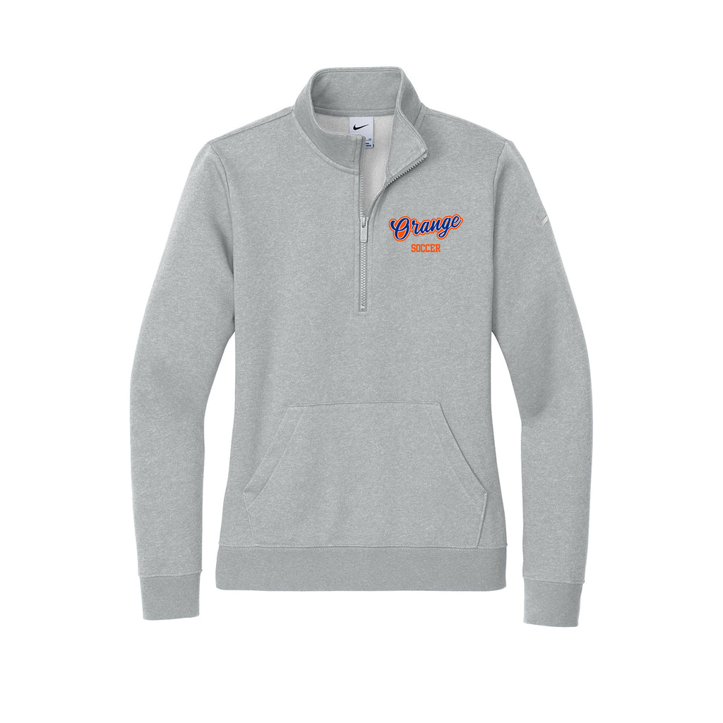 Olentangy Orange Soccer - Nike Women's Club Fleece Sleeve Swoosh 1/2-Zip