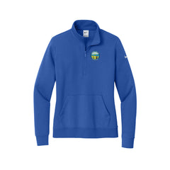 Carroll County - Nike Ladies Club Fleece Sleeve Swoosh 1/2-Zip