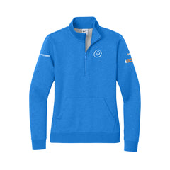 Performance Georgesville - Nike Women's Club Fleece Sleeve Swoosh 1/2-Zip