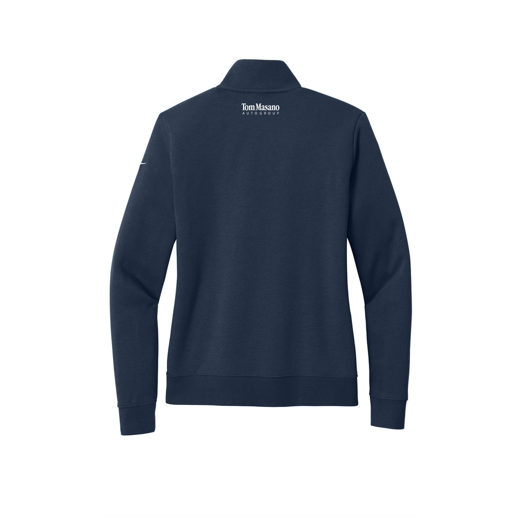 Tom Masano Collision - Nike Ladies Club Fleece Sleeve Swoosh 1/2-Zip