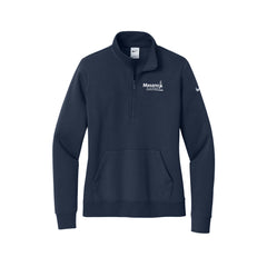 Masano Auto Park - Nike Ladies Club Fleece Sleeve Swoosh 1/2-Zip