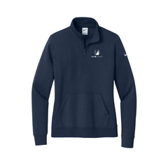 Syn Lawn - Nike Women's Club Fleece Sleeve Swoosh 1/2-Zip