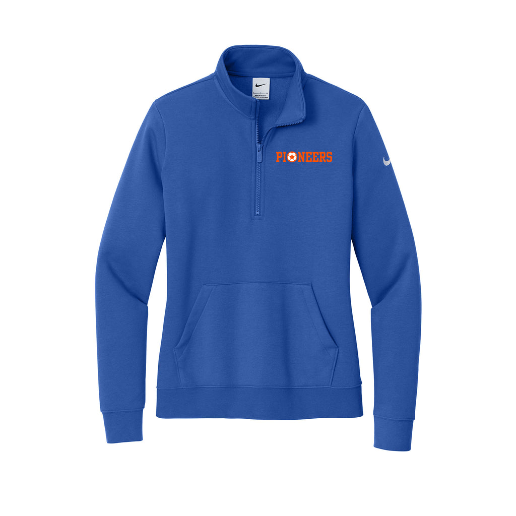 Olentangy Orange Soccer - Nike Women's Club Fleece Sleeve Swoosh 1/2-Zip