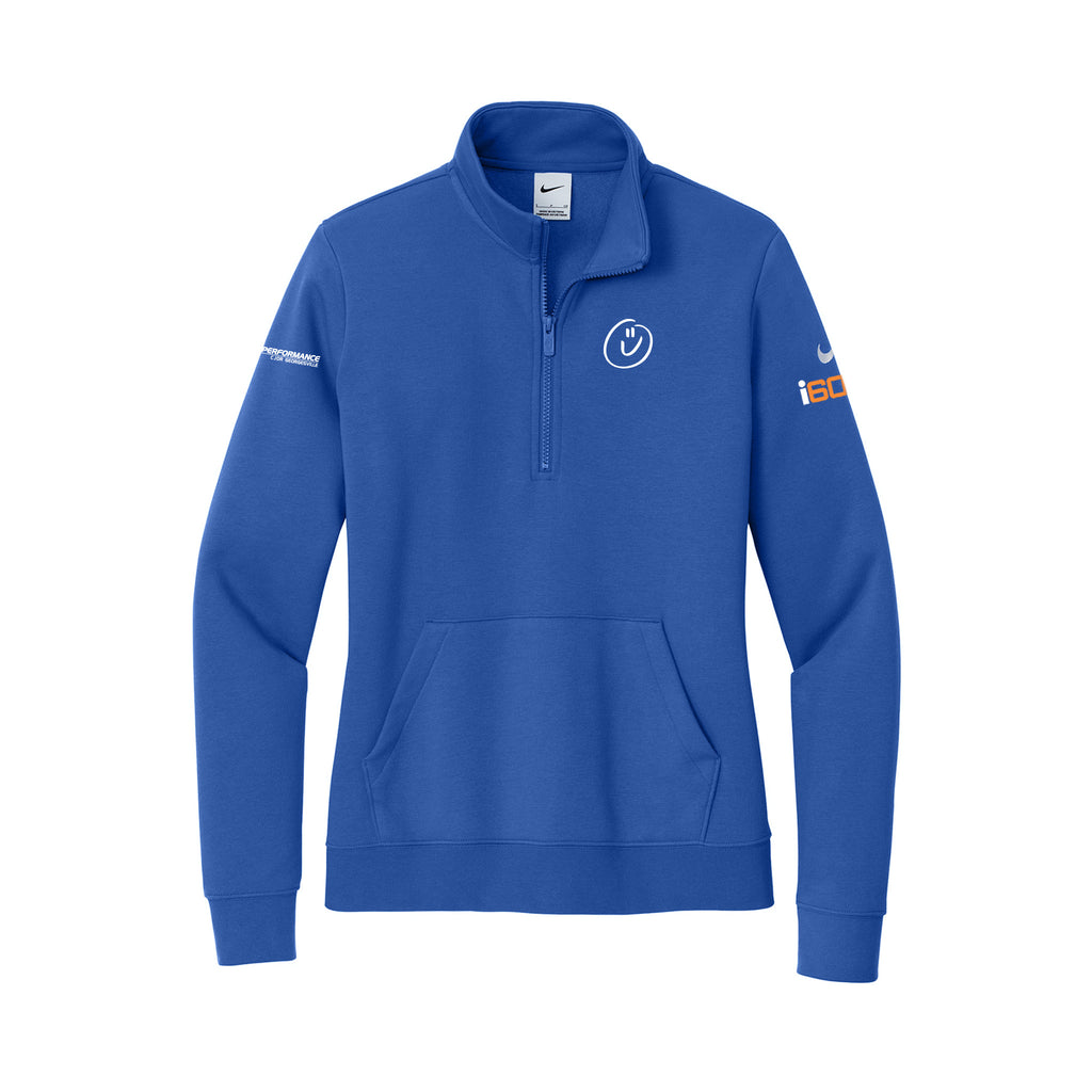 Performance Georgesville - Nike Women's Club Fleece Sleeve Swoosh 1/2-Zip