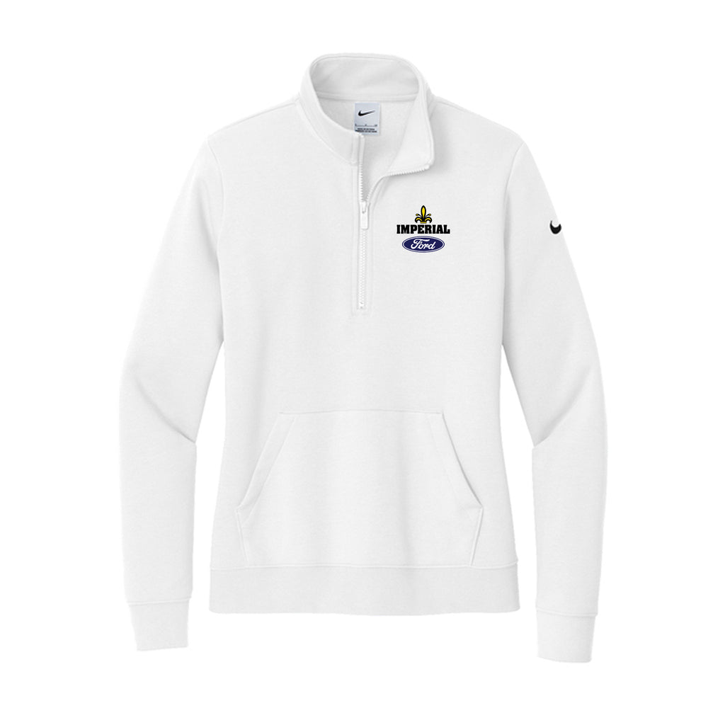 Imperial Ford - Nike Women's Club Fleece Sleeve Swoosh 1/2-Zip