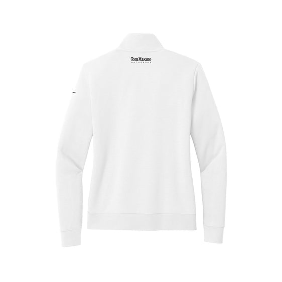 BDC - Nike Ladies Club Fleece Sleeve Swoosh 1/2-Zip